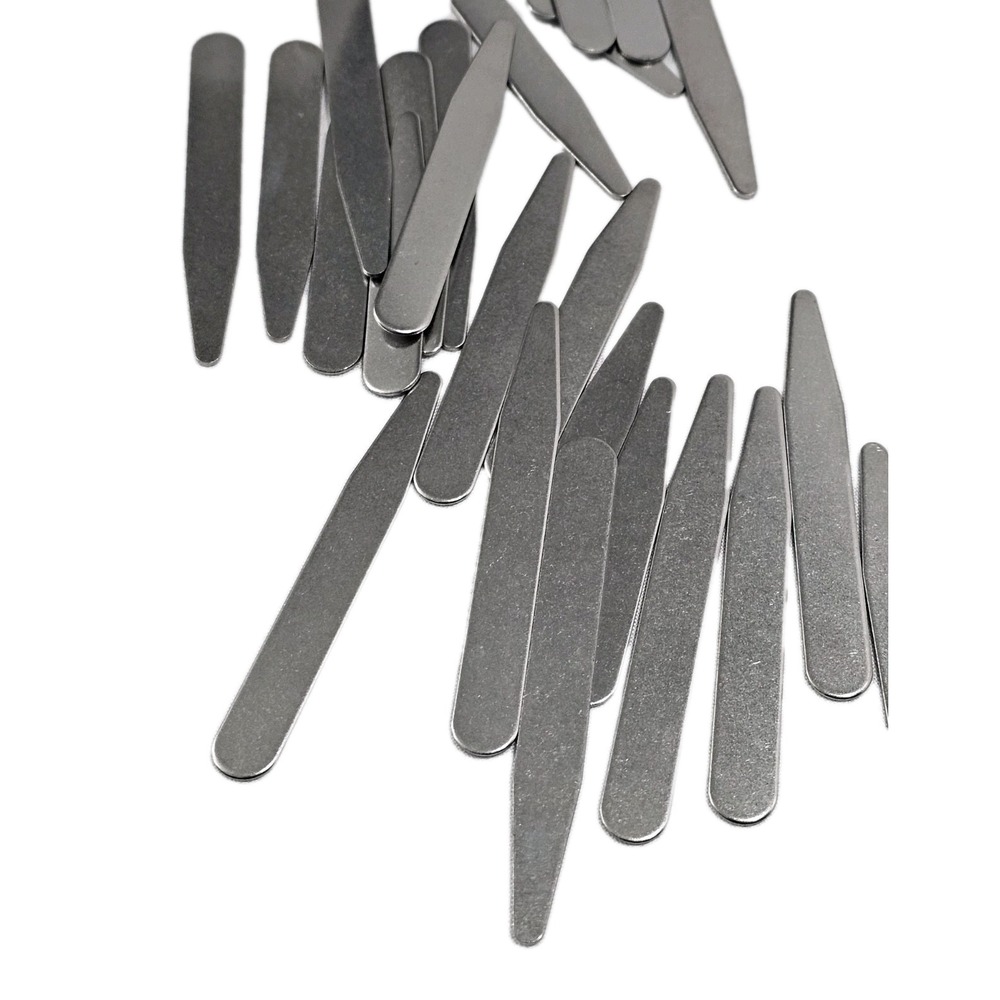 30 Metal Dress Shirt Collar Stays L-6 M-12 S-6 XS-6 Variety Pack Lot Reusable